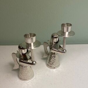 Banka Tin Angel Candle Holders